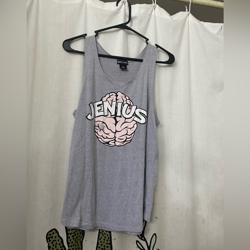 Large Grey Wet Seal Tank Top